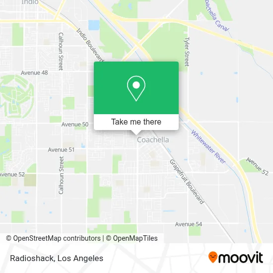 Radioshack map