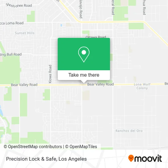 Precision Lock & Safe map
