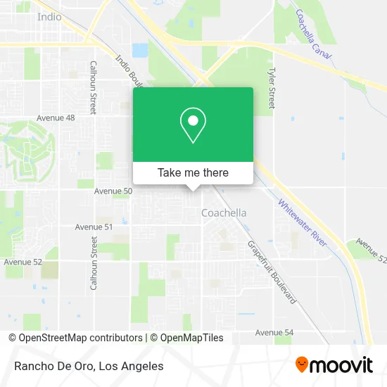 Rancho De Oro map