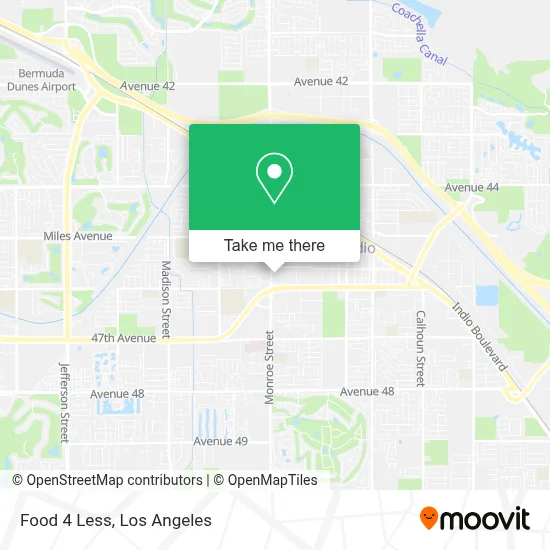 Food 4 Less map