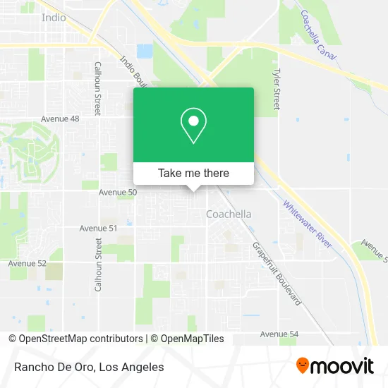 Rancho De Oro map
