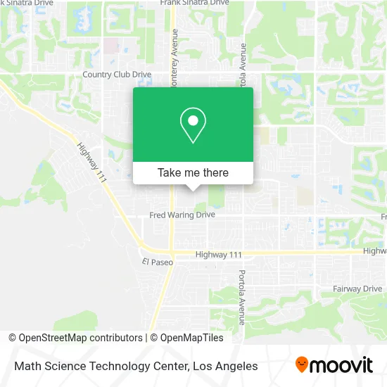 Math Science Technology Center map