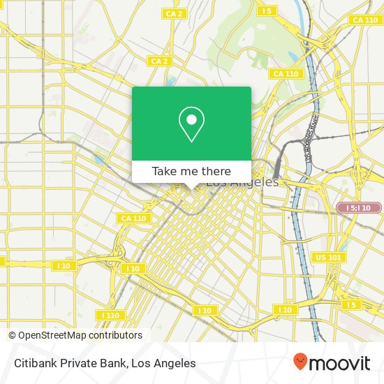 Citibank Private Bank map