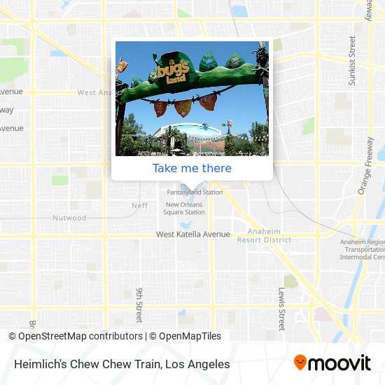 Heimlich's Chew Chew Train map