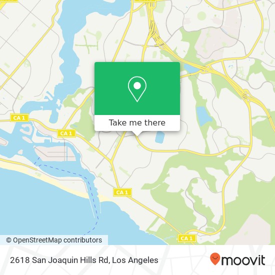 2618 San Joaquin Hills Rd map