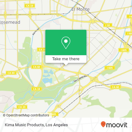 Mapa de Kima Music Products