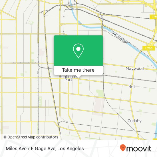 Miles Ave / E Gage Ave map