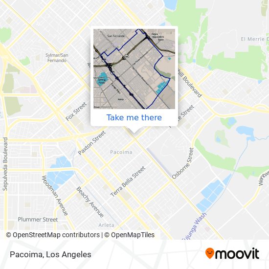 Pacoima map