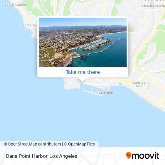 Dana Point Harbor map