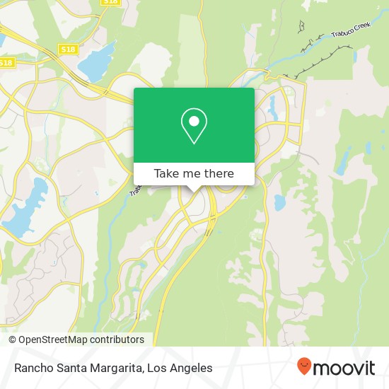 Rancho Santa Margarita map