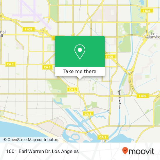 1601 Earl Warren Dr map