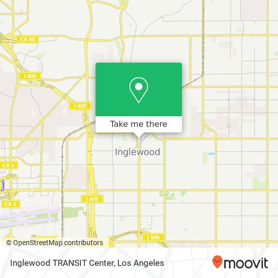Inglewood TRANSIT Center map