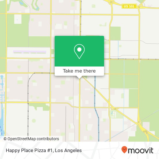 Happy Place Pizza #1 map