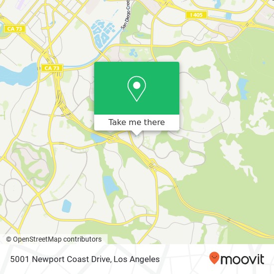 5001 Newport Coast Drive map