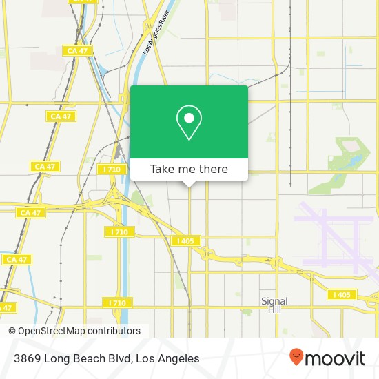 3869 Long Beach Blvd map