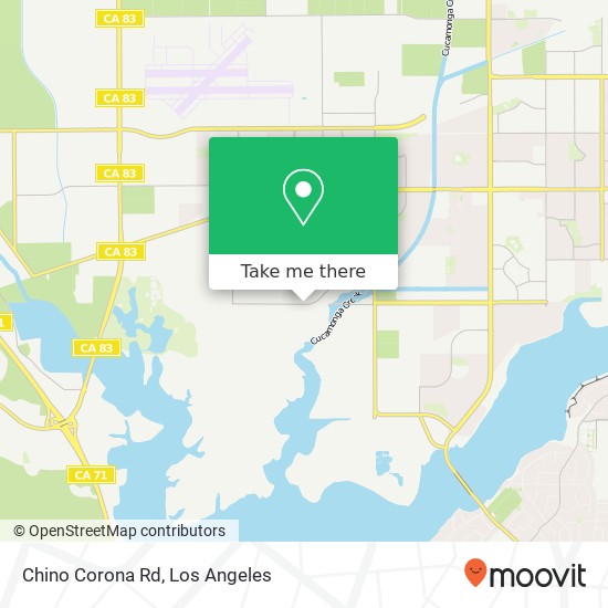 Mapa de Chino Corona Rd