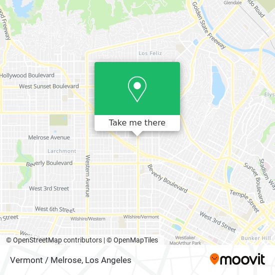 Vermont / Melrose map