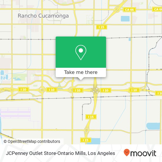 JCPenney Outlet Store-Ontario Mills map