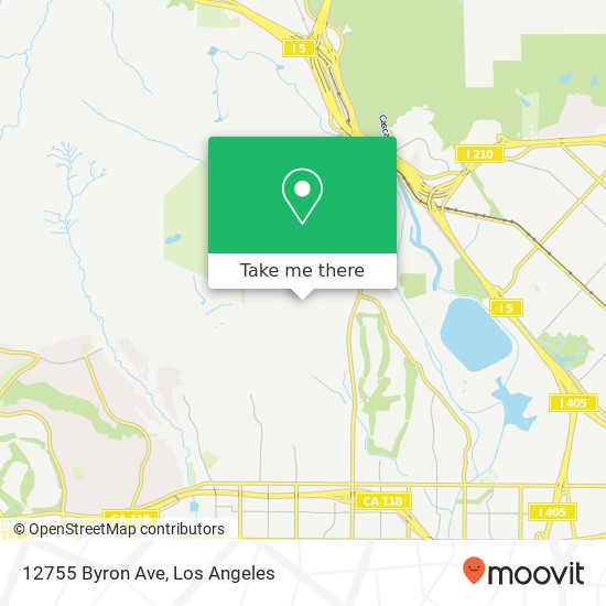 12755 Byron Ave map