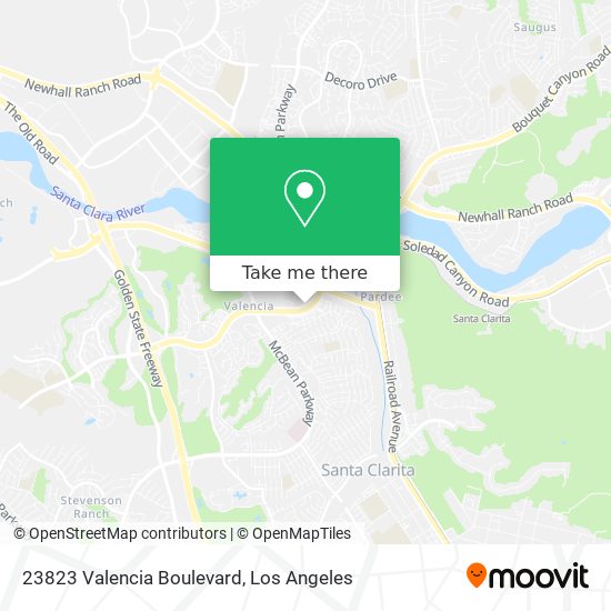 23823 Valencia Boulevard map