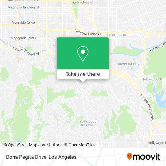 Dona Pegita Drive map