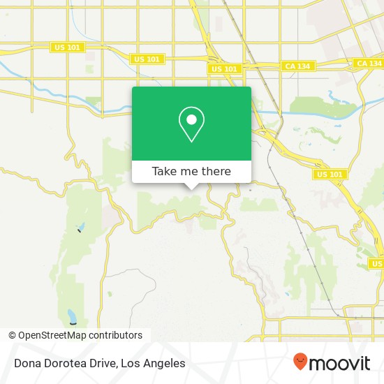 Dona Dorotea Drive map