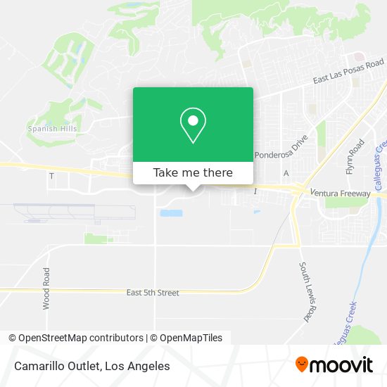 Camarillo Outlet map