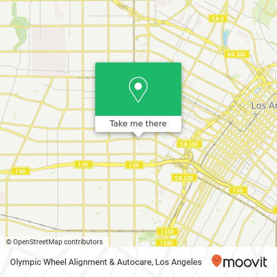 Olympic Wheel Alignment & Autocare map