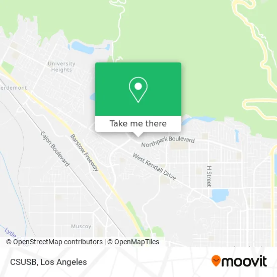 CSUSB map