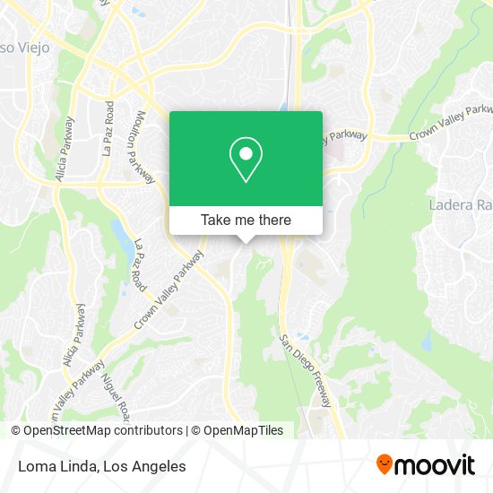 Loma Linda map