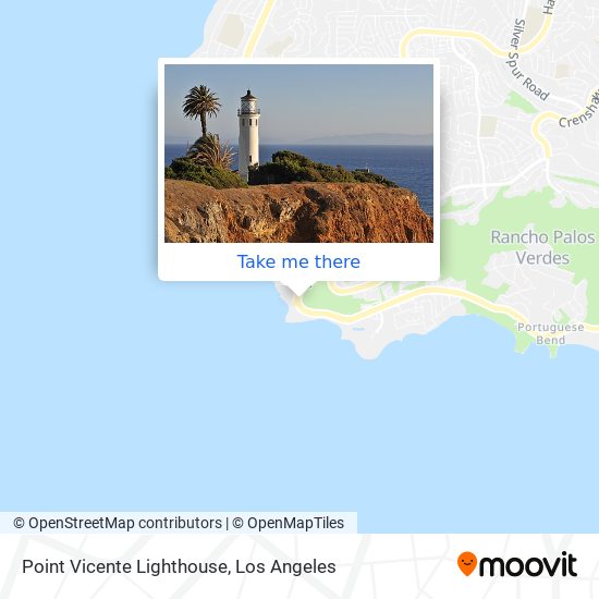 Point Vicente Lighthouse map
