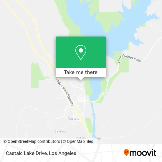 Castaic Lake Drive map