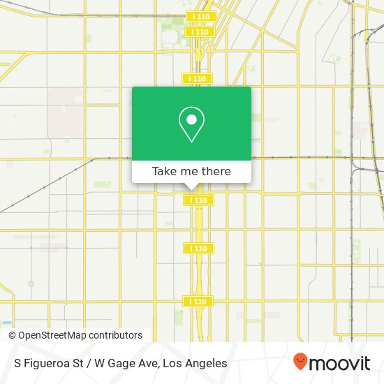 Mapa de S Figueroa St / W Gage Ave