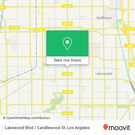 Mapa de Lakewood Blvd / Candlewood St