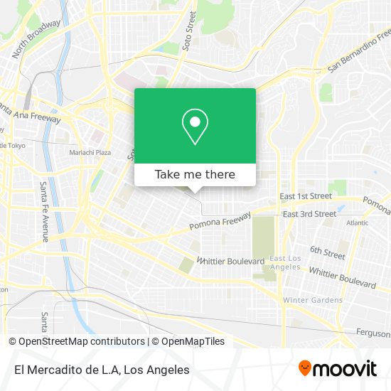 El Mercadito de L.A map