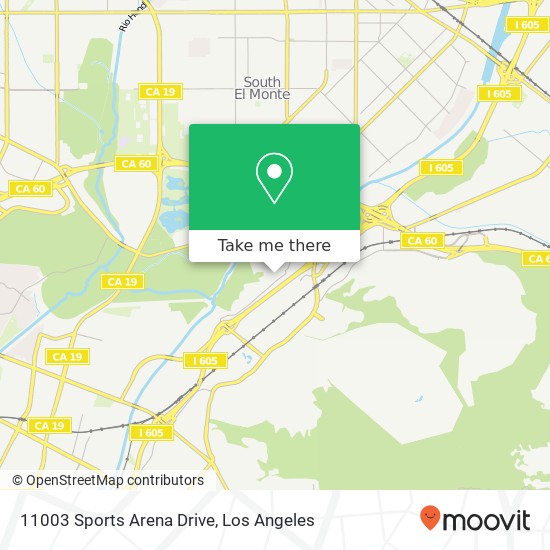 Mapa de 11003 Sports Arena Drive