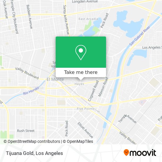 Tijuana Gold map