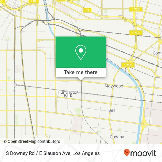 Mapa de S Downey Rd / E Slauson Ave