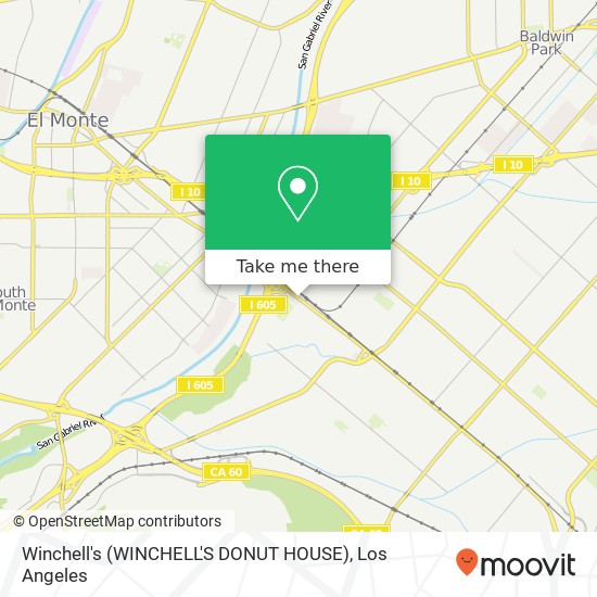 Mapa de Winchell's (WINCHELL'S DONUT HOUSE)