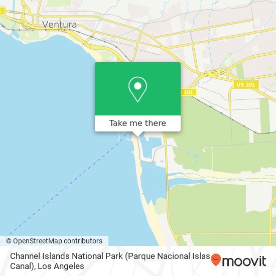 Mapa de Channel Islands National Park (Parque Nacional Islas Canal)