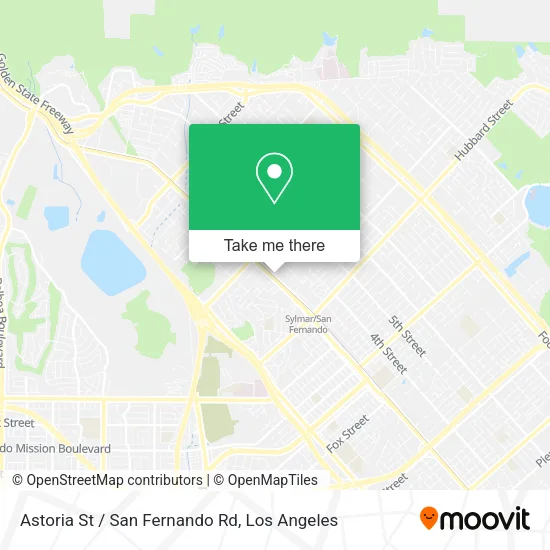 Mapa de Astoria St / San Fernando Rd