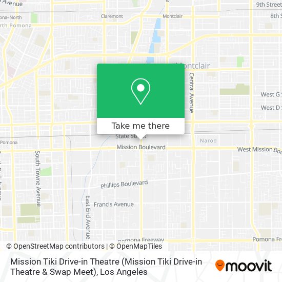 Mission Tiki Drive-in Theatre (Mission Tiki Drive-in Theatre & Swap Meet) map