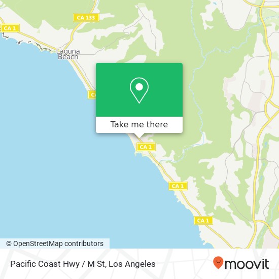 Pacific Coast Hwy / M St map