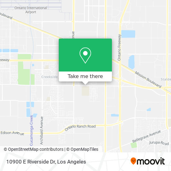 Mapa de 10900 E Riverside Dr