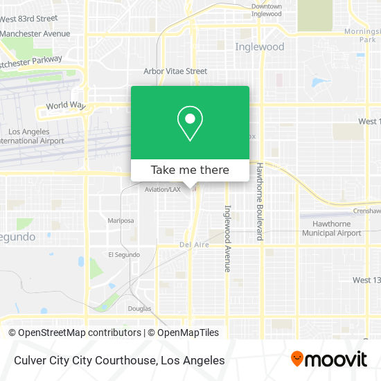 Culver City City Courthouse map