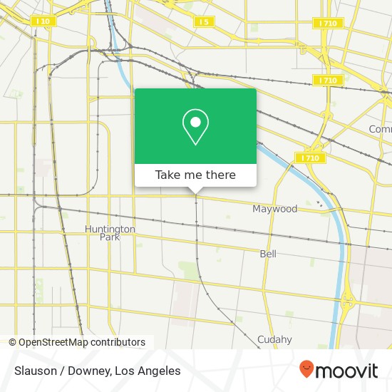 Mapa de Slauson / Downey