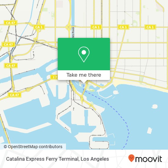 Mapa de Catalina Express Ferry Terminal