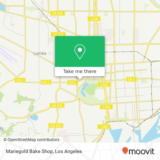 Mapa de Mariegold Bake Shop