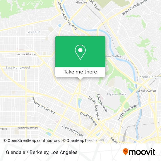 Glendale / Berkeley map