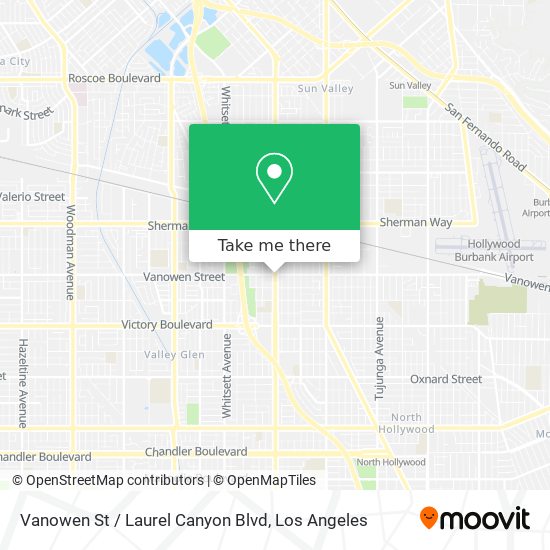 Mapa de Vanowen St / Laurel Canyon Blvd